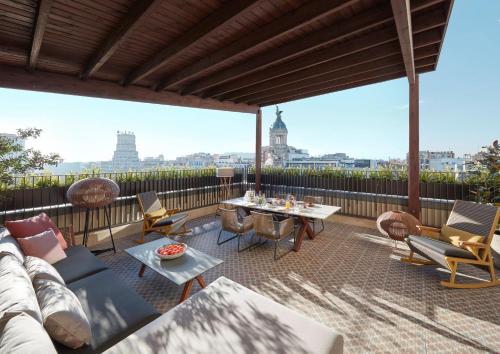 En balkon eller terrasse på Mandarin Oriental, Barcelona