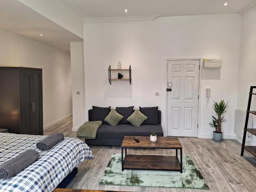 Et opholdsområde på Holiday Studio by the sea Studio 4