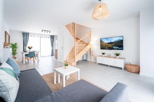 Le Cool Plex Duplex avec Jardin, Disney 10mn