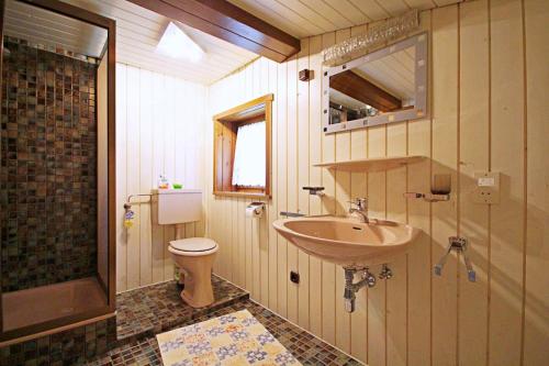 Koupelna v ubytování Ferienhaus Konrad