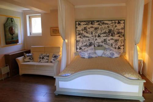 Ένα ή περισσότερα κρεβάτια σε δωμάτιο στο Amazing Studio in Predeal