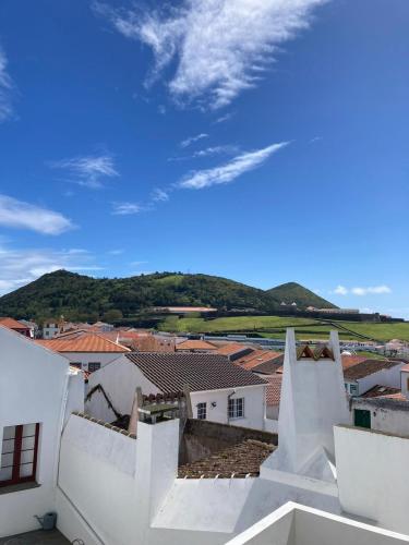 a view from the roof of a house at Casa Boa Vista - Charming House in Angra do Heroísmo