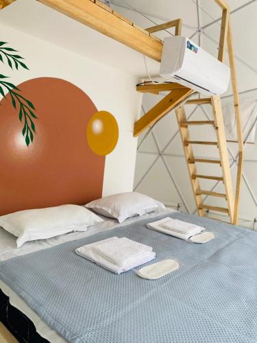 Letto o letti in una camera di Wine Space
