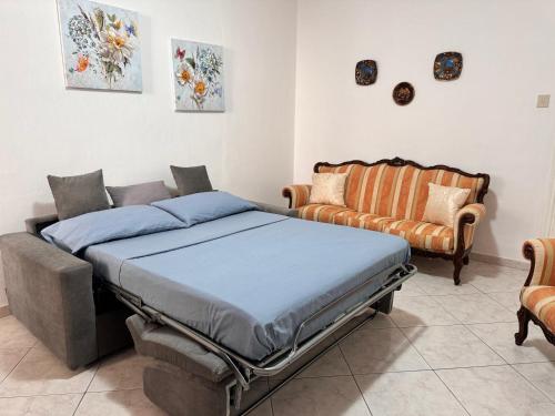 Ένα ή περισσότερα κρεβάτια σε δωμάτιο στο Amarily Appartament