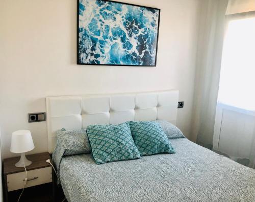 Postel nebo postele na pokoji v ubytování Apartamento playa