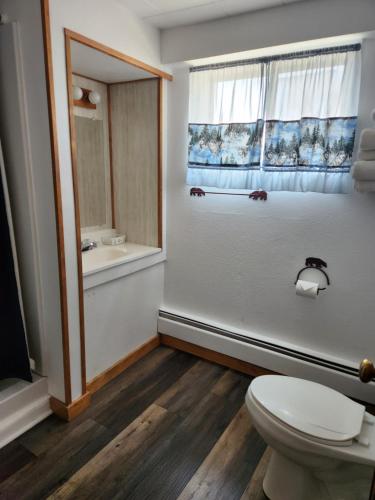 Bilik mandi di Antler Motel