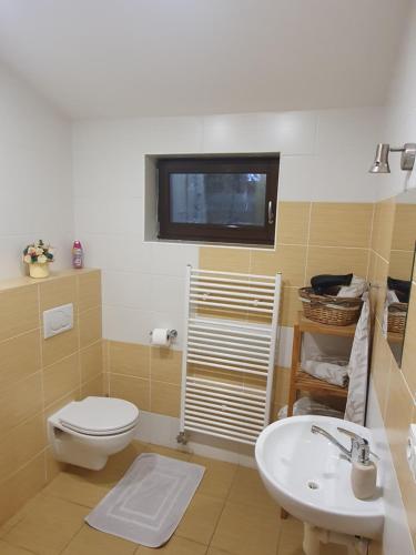 Koupelna v ubytování Privat Bartky