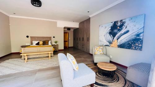 Postel nebo postele na pokoji v ubytování Ikigai4617 Villa