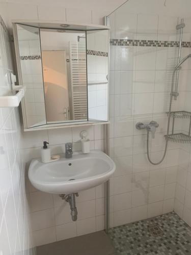 Phòng tắm tại Wohnung am Griesplatz