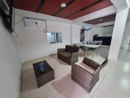 Χώρος καθιστικού στο HOTEL BOUTIQUE EL POBLADO DESERT