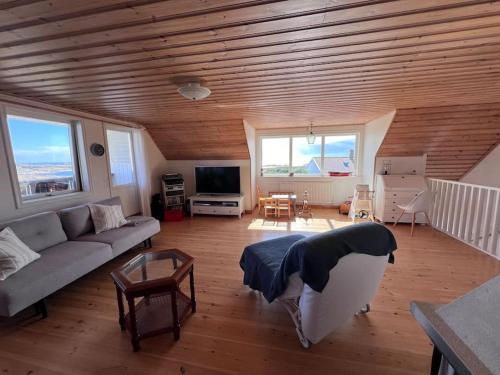 Ruang duduk di Villa Hyppeln - Swe Archipelago