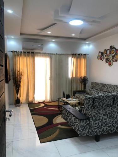 Χώρος καθιστικού στο APPARTEMENT MEUBLE DAKAR Suite 3