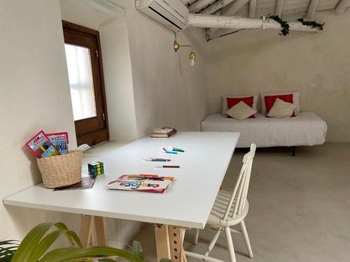 Кровать или кровати в номере Casa Rural Ana