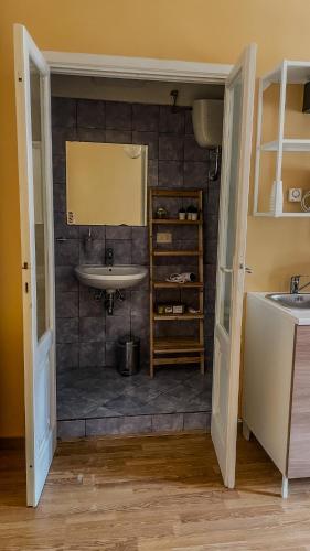 Koupelna v ubytování Borgo Insieme