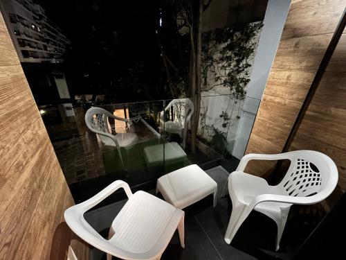 Balkón nebo terasa v ubytování New "Villa Albero" Boutique