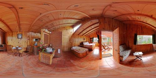 Posezení v ubytování Cabañas El Estribo Hotel
