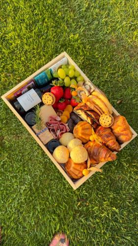 Jídlo v prázdninového domu nebo okolí