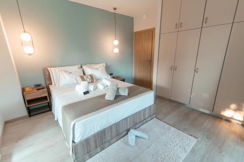 Postel nebo postele na pokoji v ubytování Apartment Suite Byron