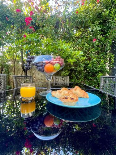 Jídlo v vily nebo okolí