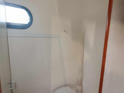 Bilik mandi di Bateau Nicols 900 à quai, séjour unique sur l'eau à Pontailler-sur-Saône, 2 cabines, tout équipé - API-1-46-18