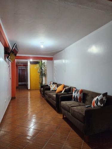Posezení v ubytování Lhotse Hostel B&B