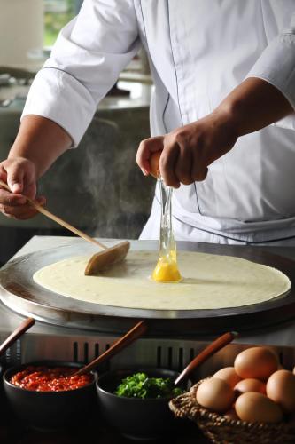 Comida en el hotel o alrededores