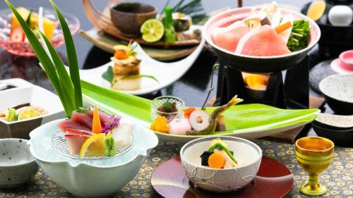 Φαγητό σε αυτό το ryokan ή κάπου εκεί κοντά