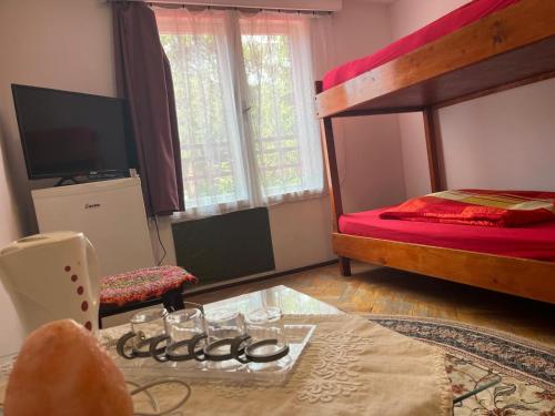 Cama o camas de una habitación en Hegyi-lak vendégház