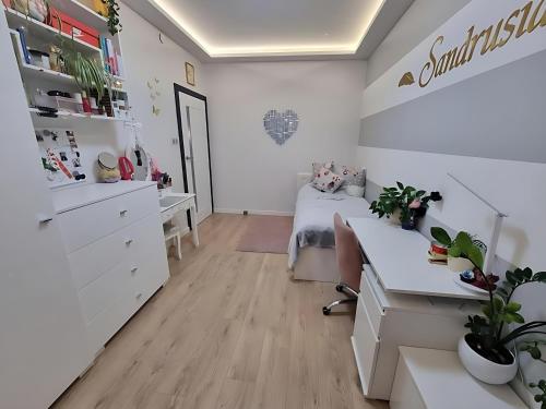 Η κουζίνα ή μικρή κουζίνα στο Luksusowy Apartament Glamour