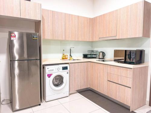Kuchyň nebo kuchyňský kout v ubytování Green Haven x Studio-3Beds -5 Pax