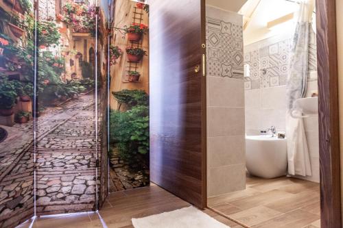 Koupelna v ubytování B&B Piazza Noua 1831