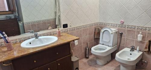 Koupelna v ubytování Casa Ausonia