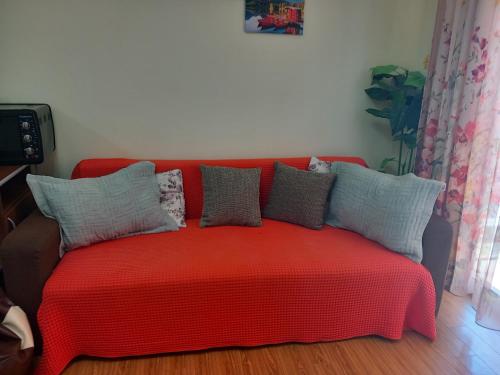 Posezení v ubytování APARTAMENT APOLONIA 3 CAMERE CU VEDERE LA MARE a40