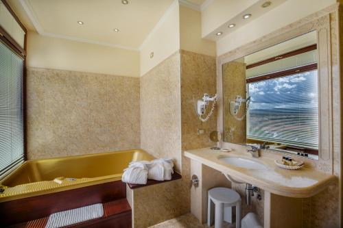 Ванная комната в Hotel Panorama
