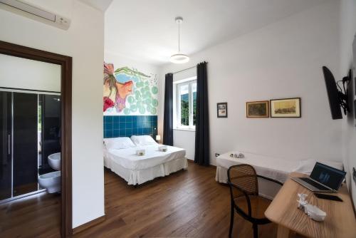 TV a/nebo společenská místnost v ubytování Agriturismo Guerritore