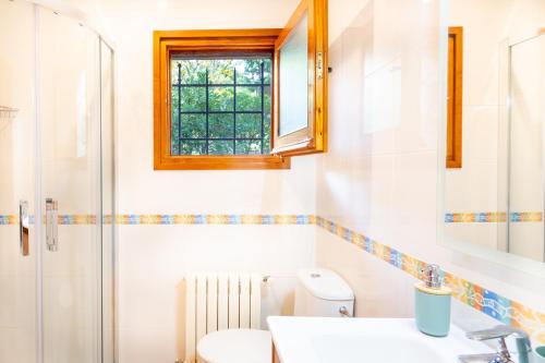 Koupelna v ubytování Ca la Irene II