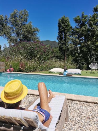 Bulles d'Olive Provence - Piscine & Jacuzzi avec vue