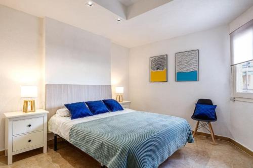 Ένα ή περισσότερα κρεβάτια σε δωμάτιο στο Lanzas apartment with AC and wifi