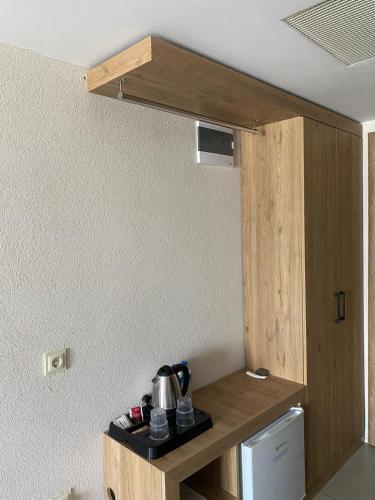 Dapur atau dapur kecil di NEHİR HOTEL KEŞAN