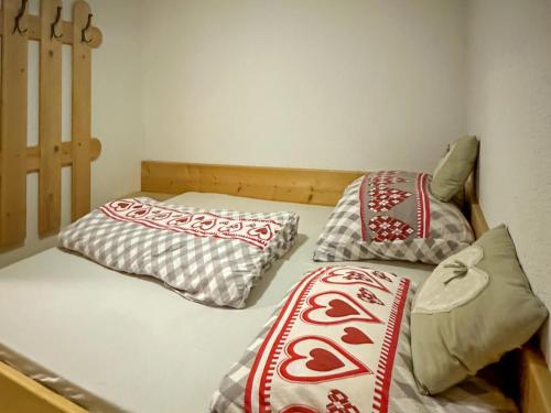 Cama o camas de una habitación en Sonnalm Lechtal