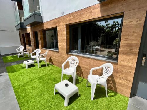 Posezení v ubytování New "Villa Albero" Boutique