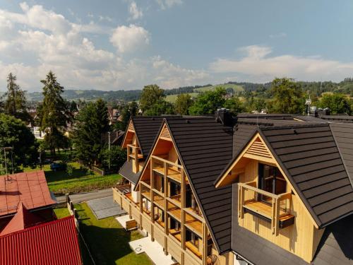 Nespecifikovaný výhled na hory nebo výhled na hory při pohledu z aparthotelu
