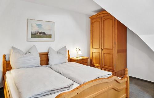 Katil atau katil-katil dalam bilik di 2 Bedroom Amazing Apartment In Dagebüll