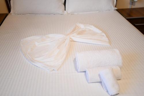 Postel nebo postele na pokoji v ubytování Apartment Darlin Berat