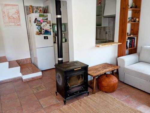 Χώρος καθιστικού στο La Sirenita N Casa Adosada a 100 m de la playa con arena fina