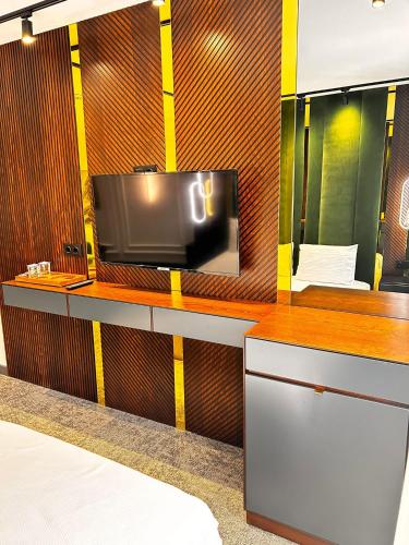 Dapur atau dapur kecil di Zeytin Hotel