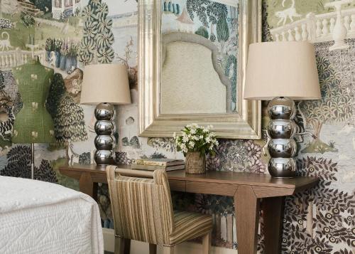 Ruang duduk di Crosby Street Hotel