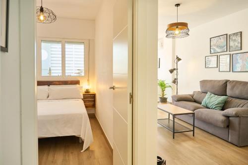 Postel nebo postele na pokoji v ubytování Apartment Ocean Albir