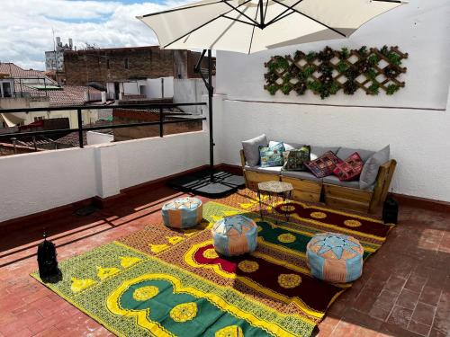 Μπαλκόνι ή βεράντα στο APARTAMENTOS MAPAMUNDI