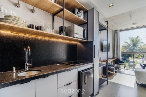 Una cocina o zona de cocina en Spot Jurere sofisticación junto al mar - SPJ's